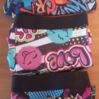 10 boxer da uomo fantasia colorata