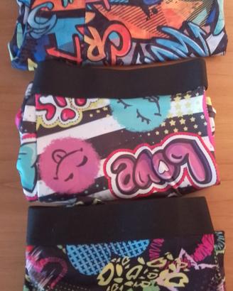 10 boxer da uomo fantasia colorata