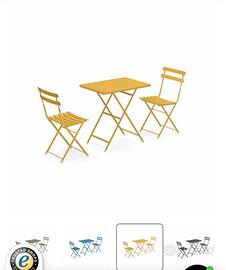 set tavolo e sedie