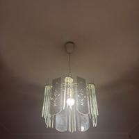 Lampadario ha sospensione spechi e vetro moderna