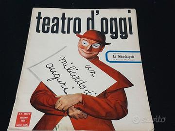 vecchia rivista di teatro copertina tofano sto 