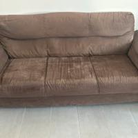 Divano tre posti in velluto