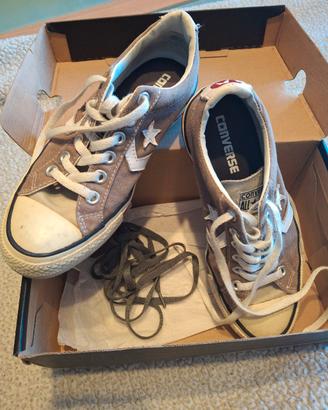 converse all star verde militare