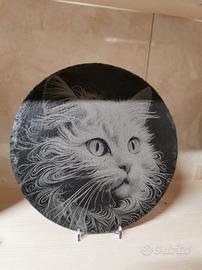 tagliere in ardesia gatto