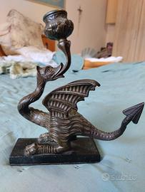 viverna in bronzo fusione cera persa xvii- XVIII s