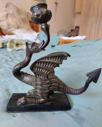 viverna in bronzo fusione cera persa xvii- XVIII s