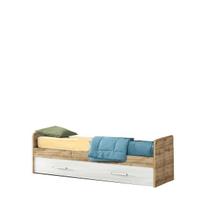 letto singolo con rete estraibile