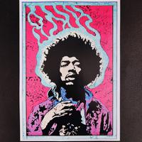 Poster "Jimi Hendrix" Vintage Psychedelic
