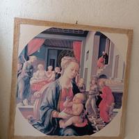 bella stampa della madonna con bambin Gesù 