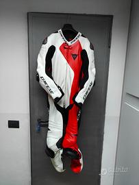 tuta moto Dainese adria pelle