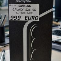 SAMSUNG GALAXY S26 5G 512GB VIOLET NUOVO