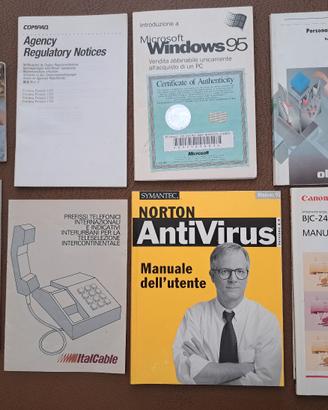 Manuali vari anni 90