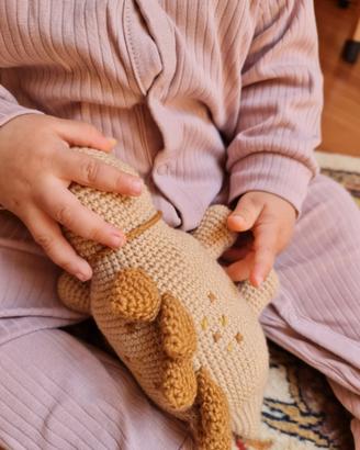 Pupazzo amigurumi dinosauro Stegosauro