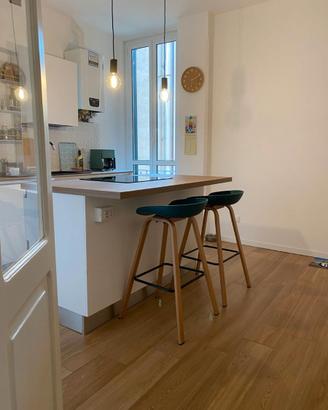 Set 2 sgabelli cucina verdi