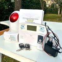 Sistema di Allarme Antifurto GSM sensori e sirena