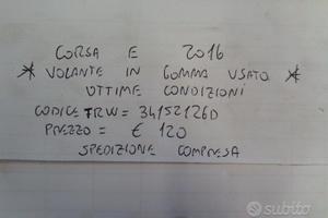Volante in gomma corsa e del 2016