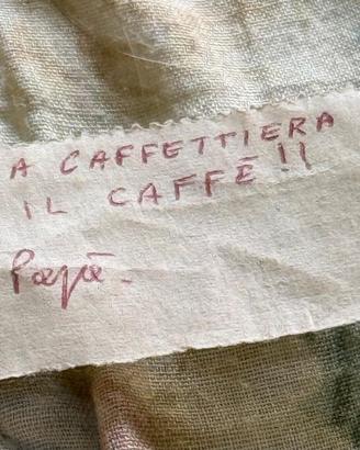Antico biglietto MISTERIOSO di origine sconosciuta