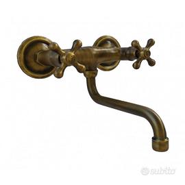 Gruppo Lavello o Lavabo Parete o Muro in ottone