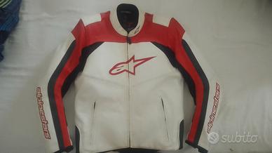 Giacca motociclista in pelle