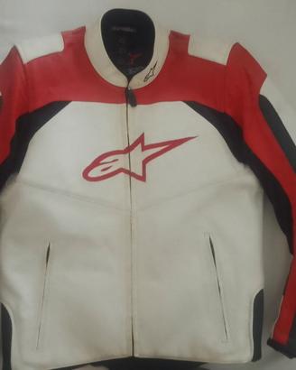 Giacca motociclista in pelle