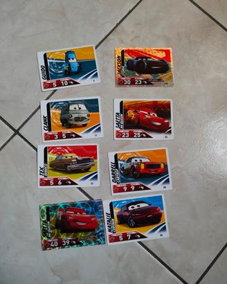 Figurine, carte, cars collezionabili