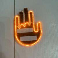 Lampada LED a forma di mano con telecomando