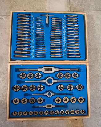 set a filettare per autofficine marca KRINO