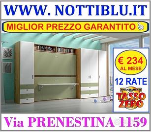 Letto a Scomparsa RUDY _CASTELLO _12 rate da 234 €