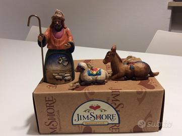 Natale accessori pastore con animali presepe