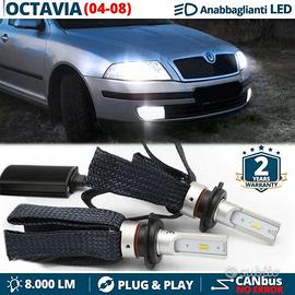 Kit LED H7 per Skoda OCTAVIA 2 Luci Bianche CANbus