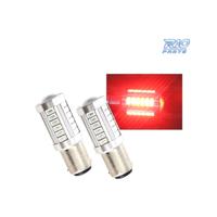 2 LAMPADE LED ROSSO BA15S PER LUCE DI STOP