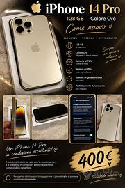 Iphone 14 pro 126GB color Oro