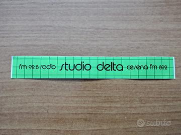 Adesivo Radio Studio Delta Cesena