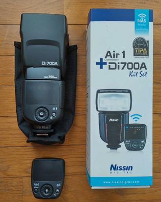 NISSIN FLASH DI700A NIKON+COMMANDER AIR1