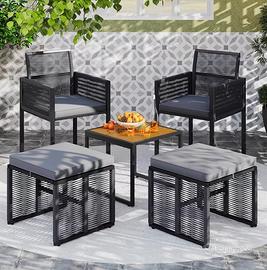 Set da balcone 5 pezzi