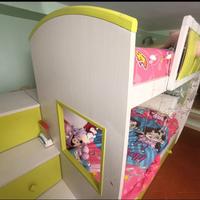 Cameretta Giessegi a castello con 3 letti