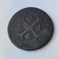 1737 Moneta 4 soldi Repubblica di Genova 