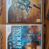 giochi wii haunted house e link's crossbow trainin