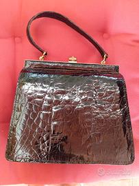 borsa vintage coccodrillo 
