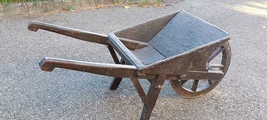 carriola  legno originale