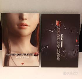 Dead or alive 5 artbook e metal plate - No game
