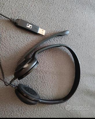 cuffie con microfono USB sehnneiser call center