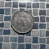 Moneta argento 1 lira anno 1929