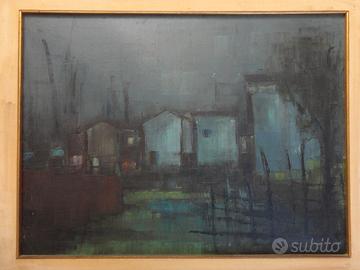 MARIO GINOCCHI, OLIO SU TELA ANNI '60 - cm 60x40