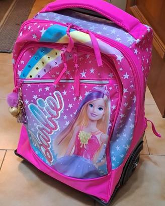Zaino Barbie trolley bambina per elementari