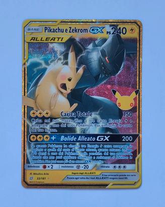 Pikachu e Zekrom GX (30C TEU 33), 30th