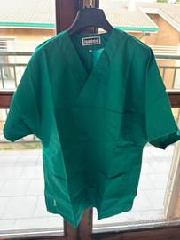 Casacca camice sanitario Isacco verde chirurgico