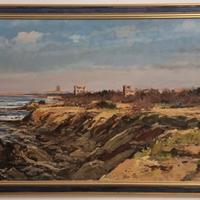 quadro 150x60 olio su tela Masaniello Luschi 