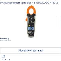 Tester e pinza amperometrica HT