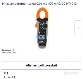 Tester e pinza amperometrica HT